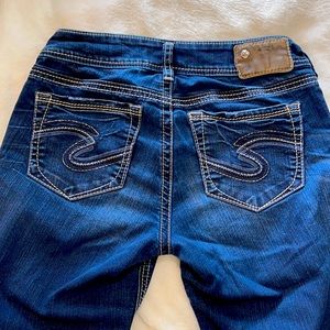 Suki Silver Jean Co Boot Cut Low Rise Jeans 27
